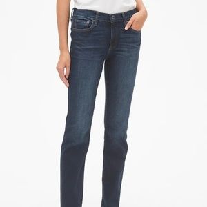 GAP Mid Rise Straight Jeans